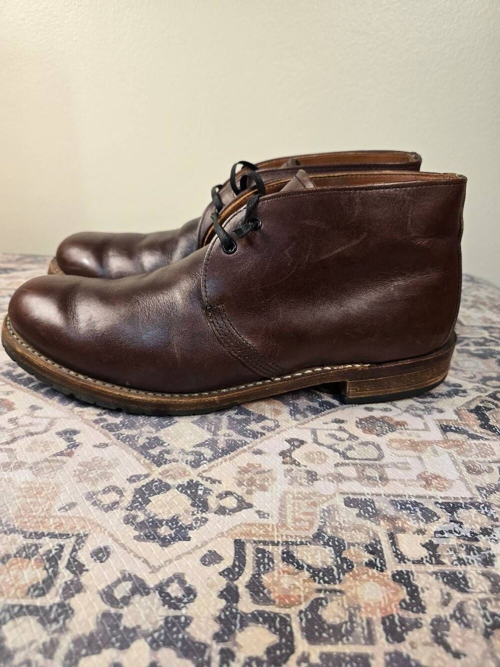 Red Wing 9017 Heritage Beckman Chukka Cigar Leather Work Mens Boots Size 11 D